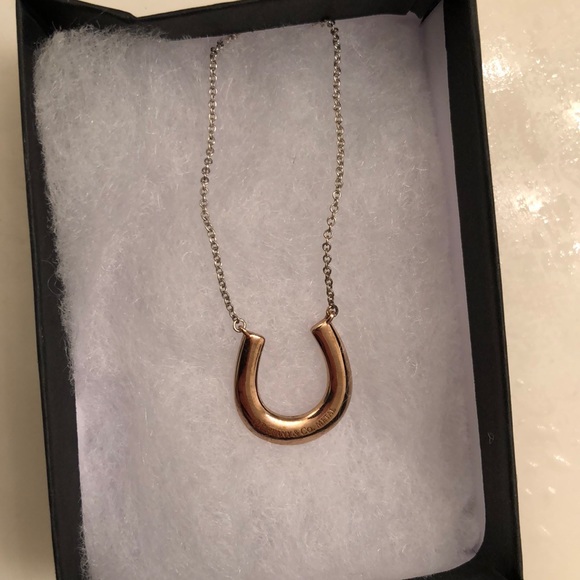 Gold Horseshoe Necklace Tiffany Shop 